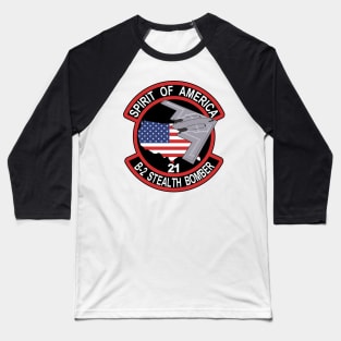 B-2 Stealth Bomber - America Baseball T-Shirt